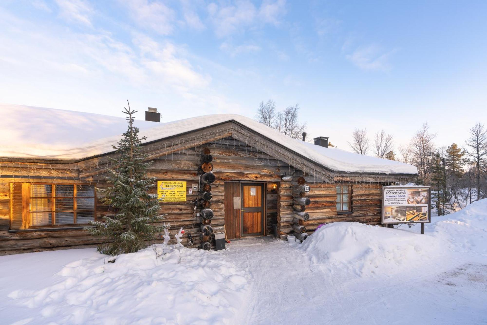 Kuukkeli Log Houses Teerenpesae Saariselka Exterior foto