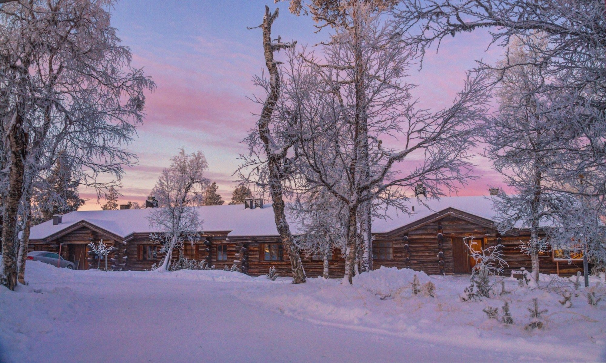 Kuukkeli Log Houses Teerenpesae Saariselka Exterior foto
